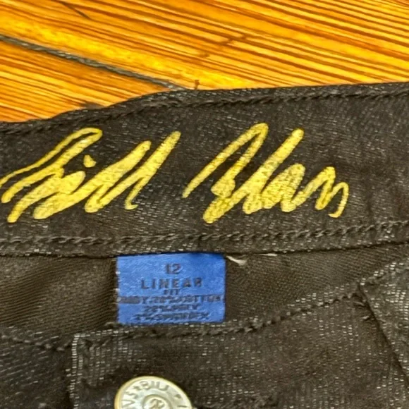 Bill Blass Vintage Dark Denim Blue 90s Business Casual Office Collegiate Jeans - Picture 5 of 5